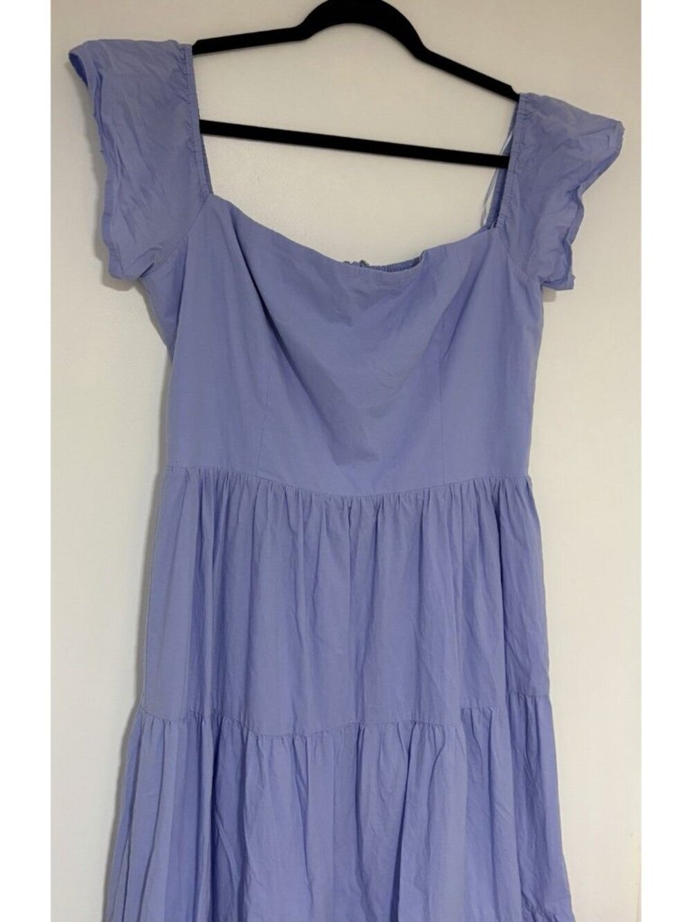 Charles Henry Women’s Blue Off The Shoulder Ruffle Midi Dress Size XL - Picture 2 of 10